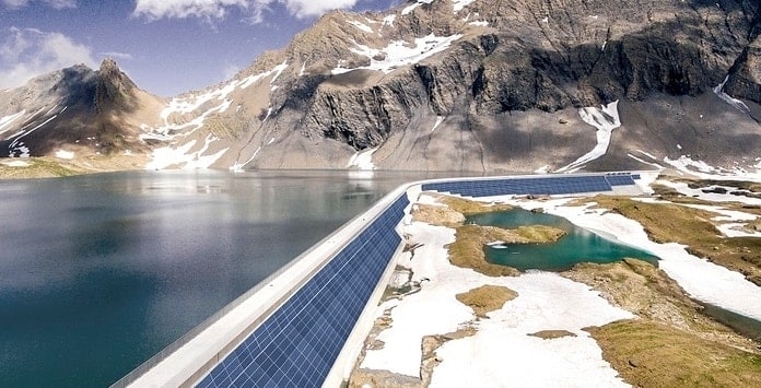 Solar power plant at Mutesi Dam