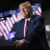 Former President Donald Trump speaks during a rally in Richmond, Virginia on March 2.